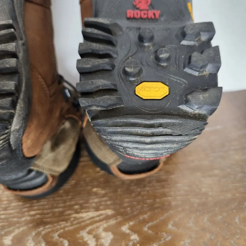 Rocky 400 Timberwolf Pro Hunter Mens Lace Up Boots Thinsulate Gore-Tex Size 9.5W